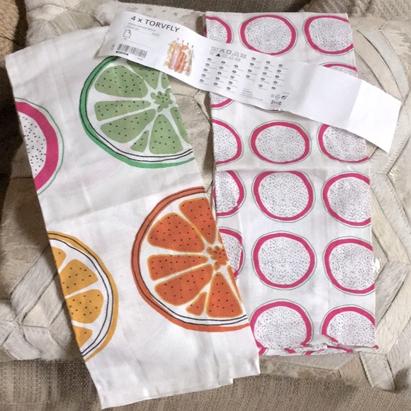 IKEA Other - IKEA tea towels camping kitchen shabby chic garden house cleaning